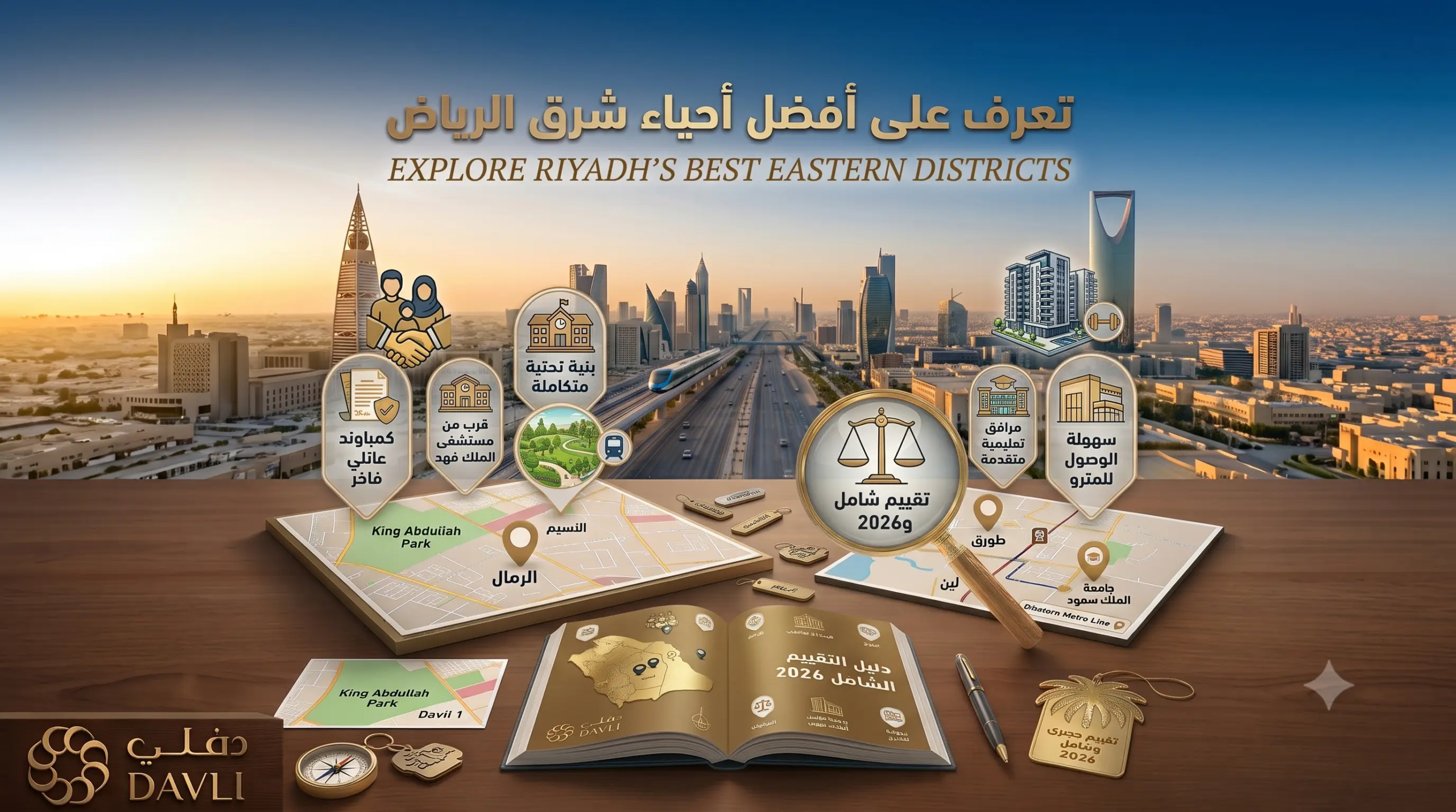 احياء شرق الرياض