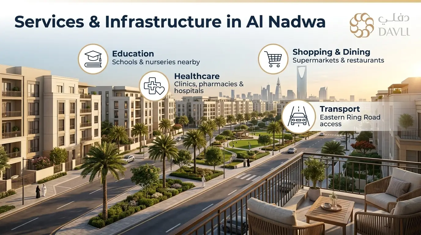 Al Nadwa Riyadh — Furnished Apartments & Complete Neighbourhood Guide (2026) 4 Al Nadwa Riyadh